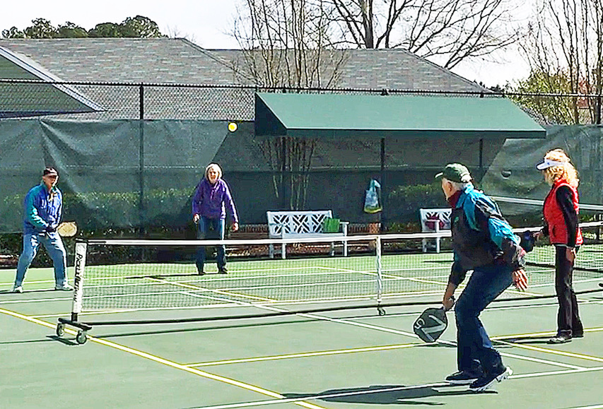 NorCCRA members play pickle ball